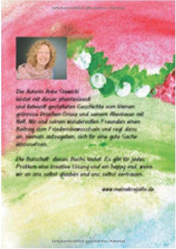 Der grünrosa Drache Grosa