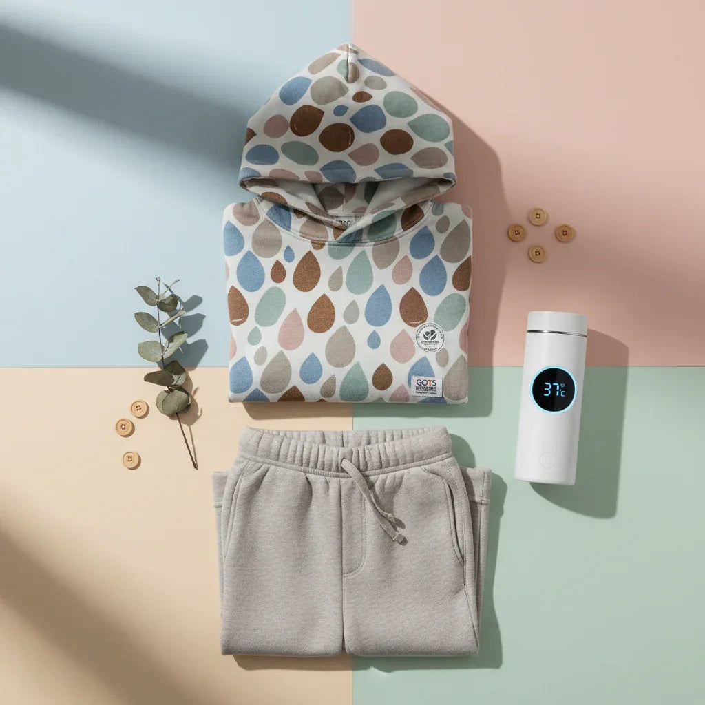 Cozy Home Set – Bio-Hoodie, Jogginghose & Thermoflasche | Nachhaltig - Velano