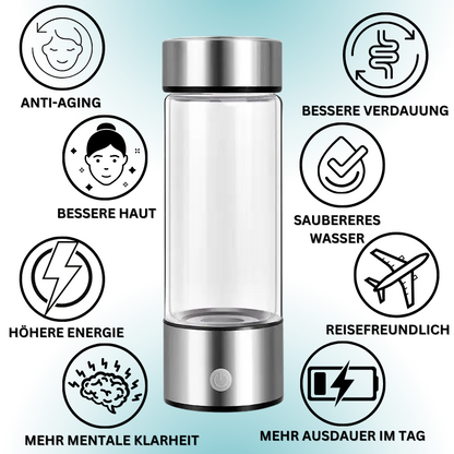 Die Wasserstoff Wasserflasche für bessere Gesundheit & mehr Energie ''HydroVive'' - das Original