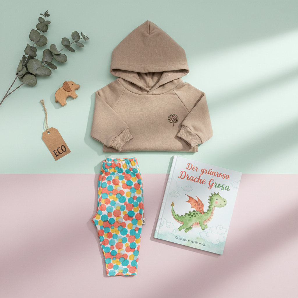 Kids Eco Outfit Flatlay
